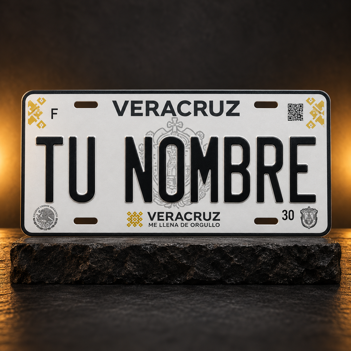 Custom Veracruz License Plate – Personalized 12×6