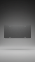 Matte Graphite Gray Personalized Plate