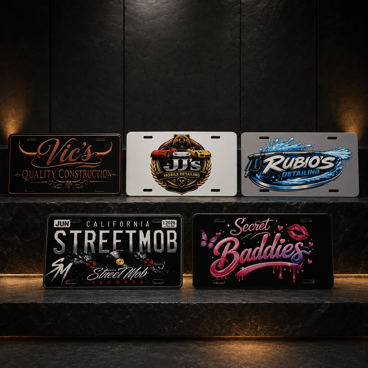 Custom 12x6 License Plate - Upload Your Design