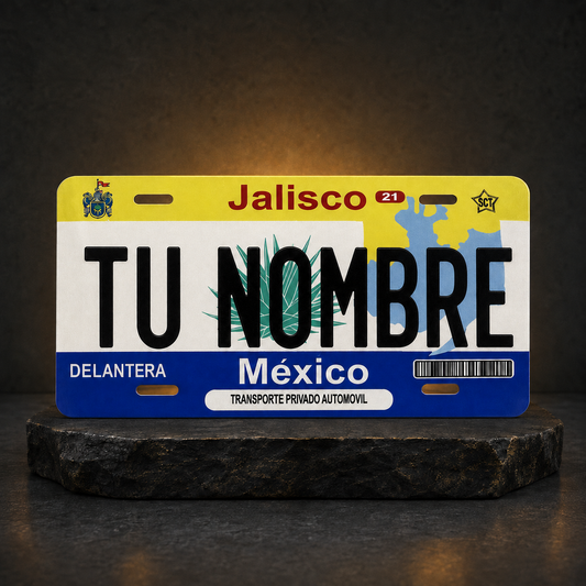 Custom Jalisco License Plate – Personalized 12×6