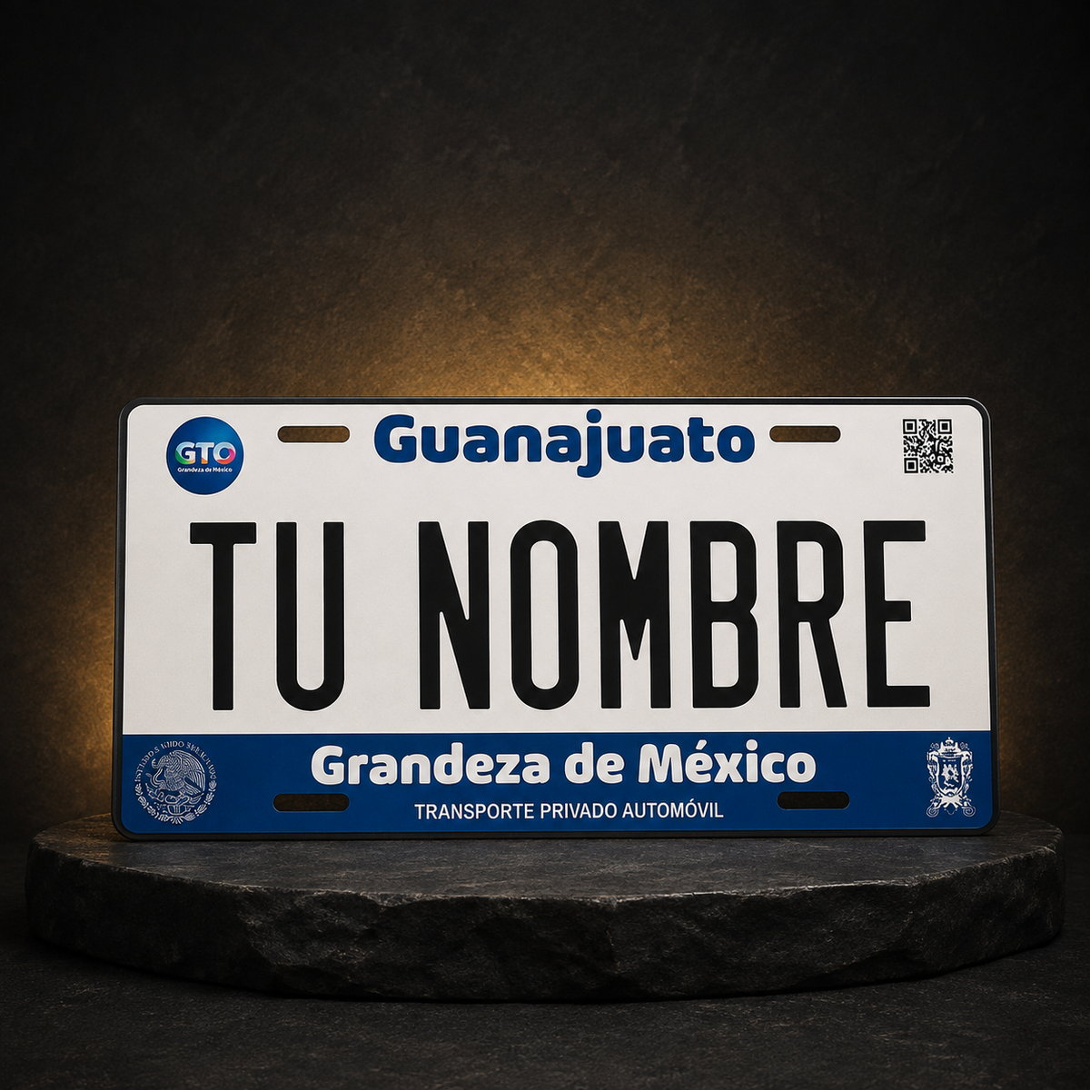 Custom Guanajuato License Plate – Personalized 12×6