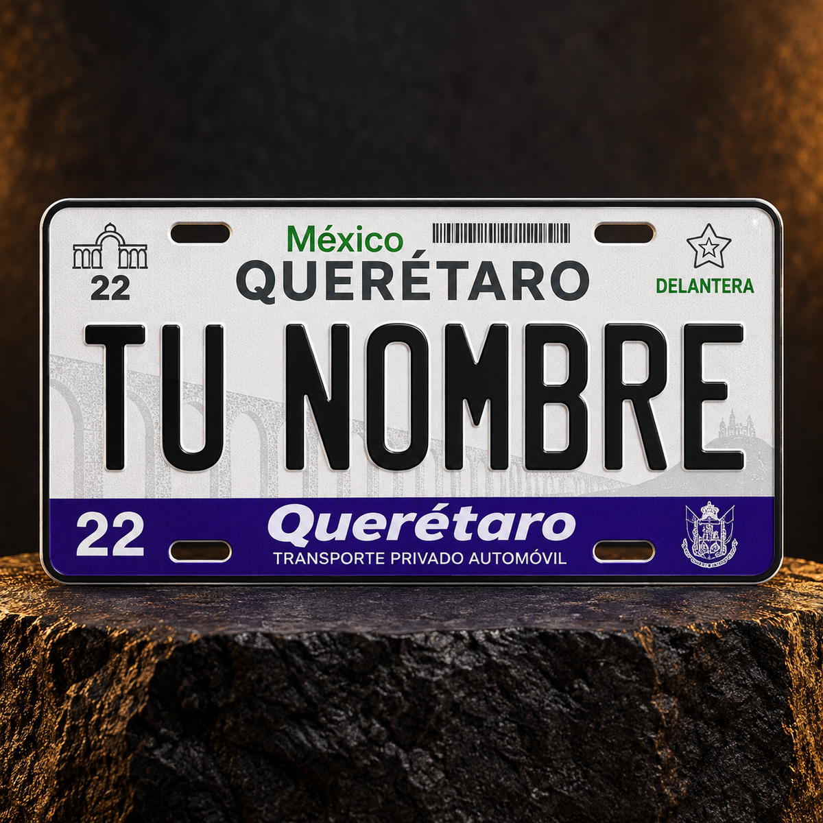 Custom Querétaro License Plate – Personalized
