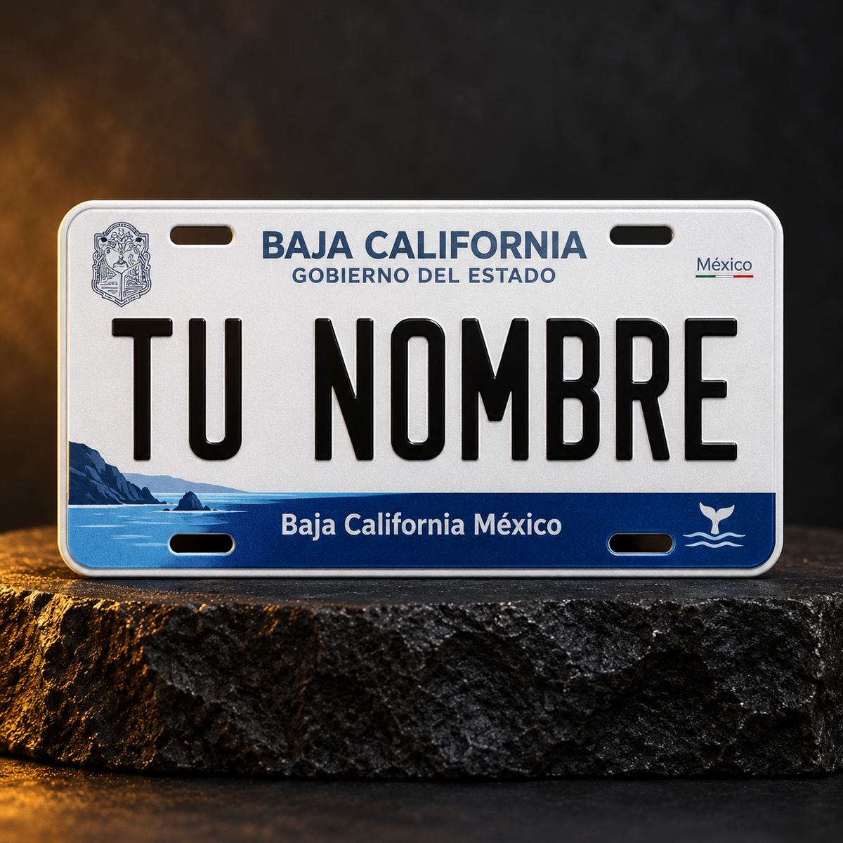 Custom Baja California License Plate – Personalized