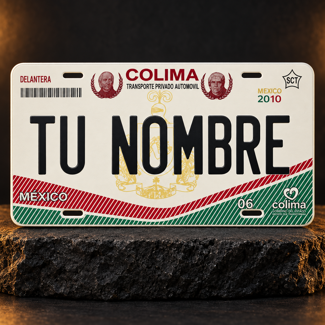 Custom Colima License Plate – Personalized