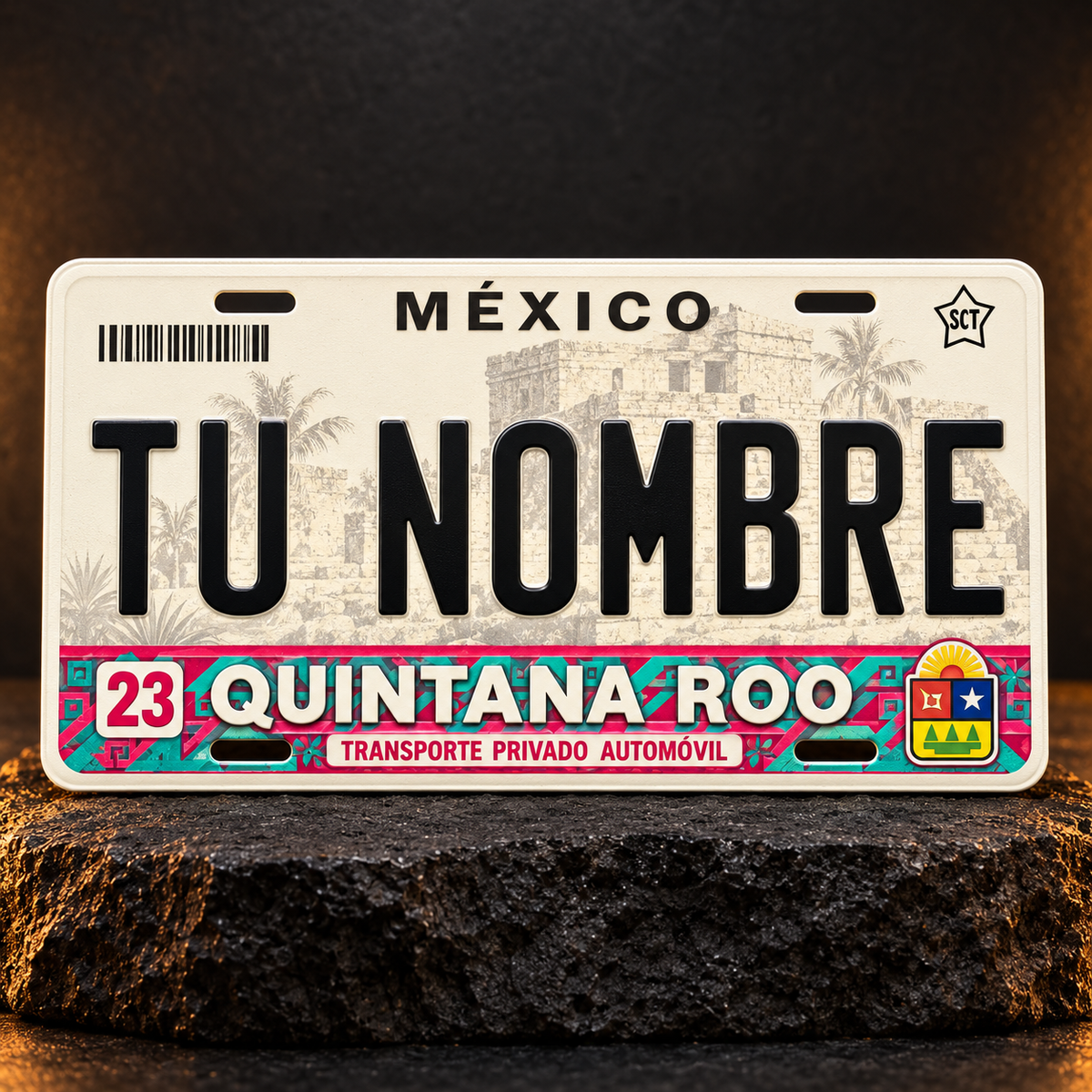 Custom Quintana Roo License Plate – Personalized