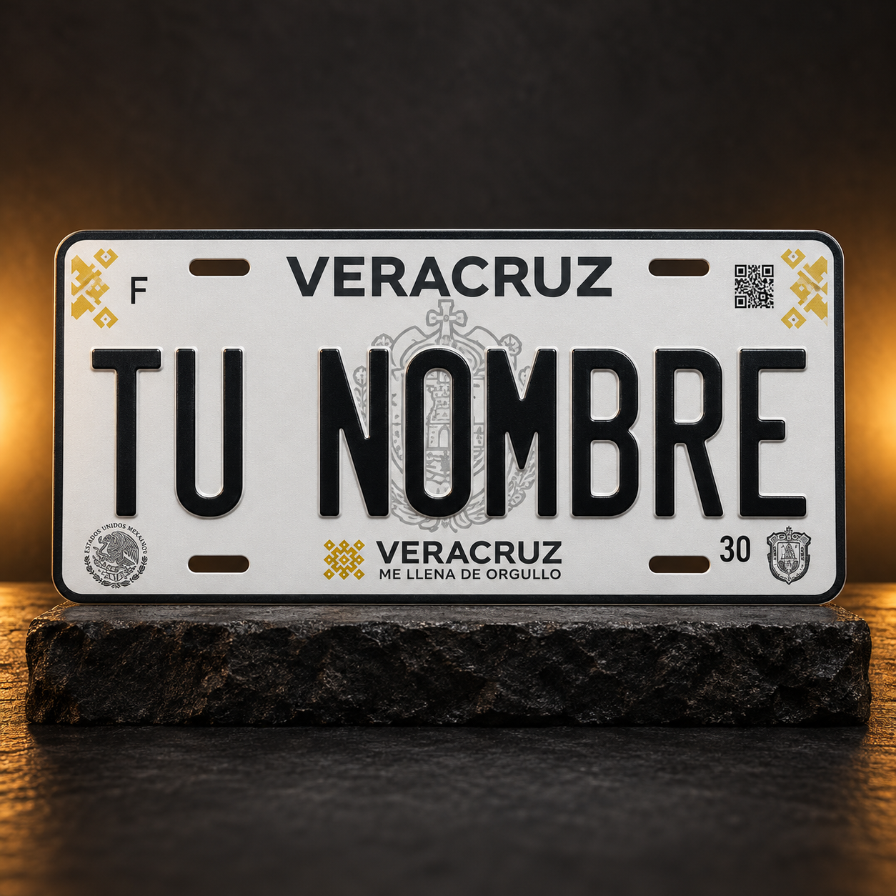 Custom Veracruz License Plate – Personalized 12×6