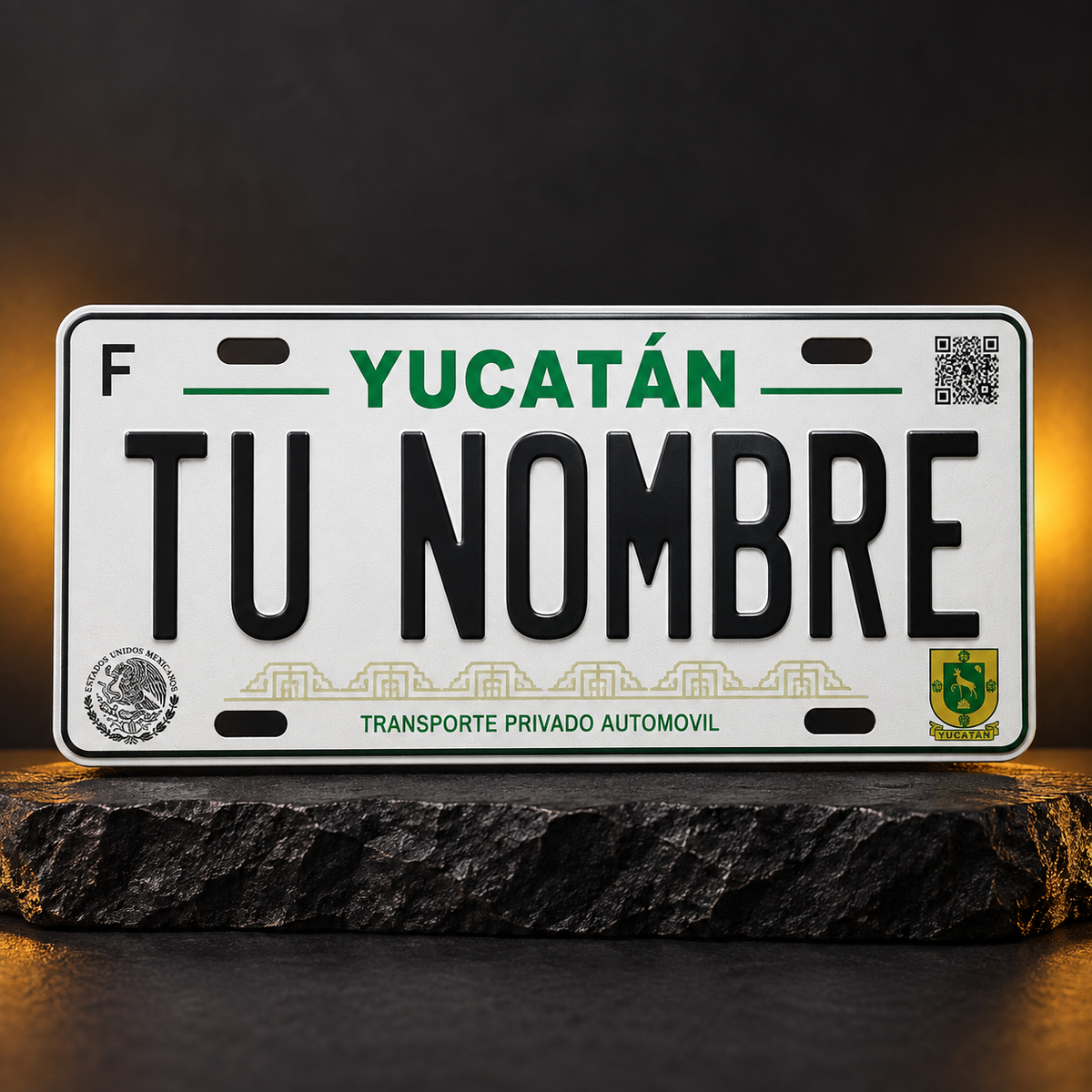 Custom Yucatan License Plate – Personalized 12×6